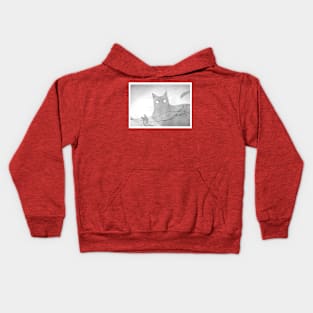 He wished it had been a dragon... Kids Hoodie